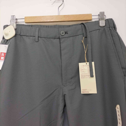ムジルシリョウヒン 無印良品 かぜを通す ストレッチサッカー ノータックパンツ メンズ  L